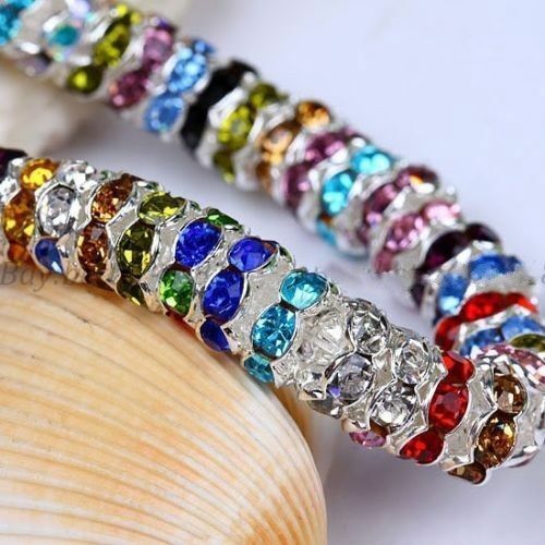 100 Hạt pha lê 6mm sang trọng tự làm trang sức