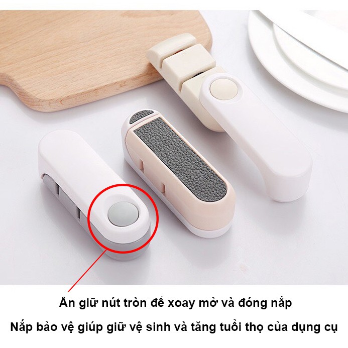 Dụng cụ mài dao 2 chế độ gấp gọn tiện ích ( hàng có sẵn)