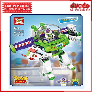 KB7061 SX9060 Lắp ghép Cảnh sát vũ trụ Buzz Lightyear - Đồ chơi Xếp hình Mô hình Minifigures Mini