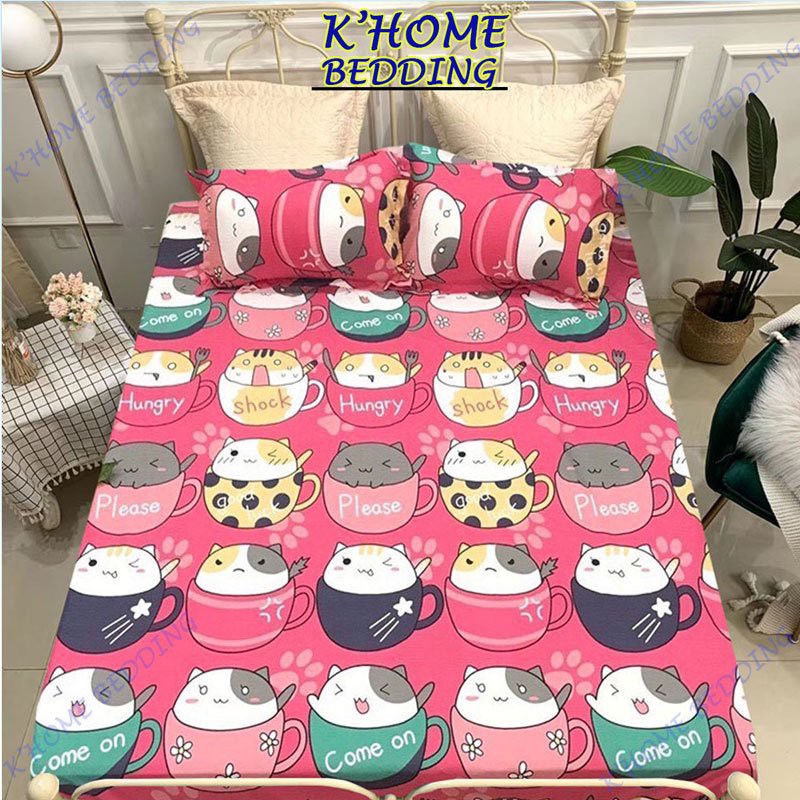 Bộ ga gối poly cotton , drap ga gối cotton | BigBuy360 - bigbuy360.vn