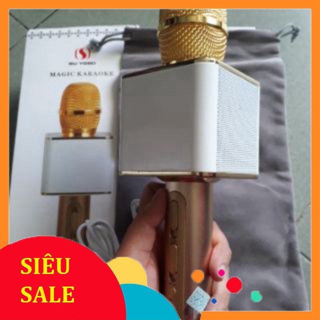 (hàng siêu hot) Mic Hát Karaoke Bluetooth YS-11 Hàng Chuẩn Hút Âm Tốt, Âm Trong Veo