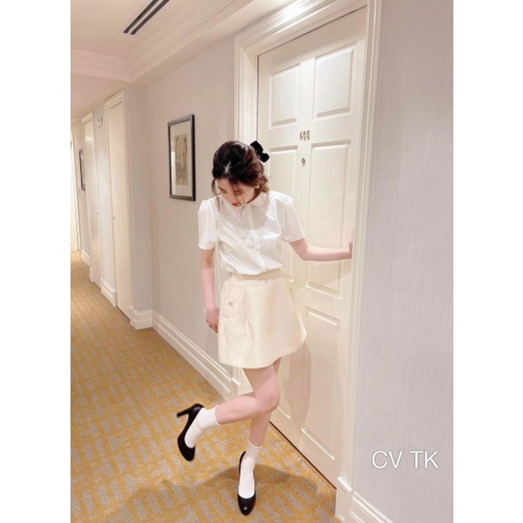 Chân váy chữ A tacta túi đá hàng QCL1