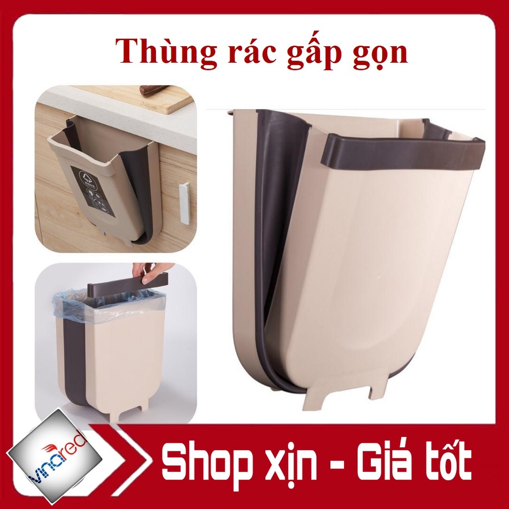 Thùng rác gấp gọn treo tường tiện lợi sạch sẽ cho nhà bạn ( Màu ngẫu nhiên )