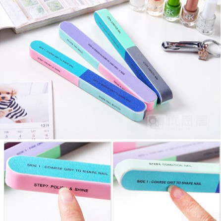 Dụng cụ dũa móng tay 6 mặt tiện dụng Store4girls