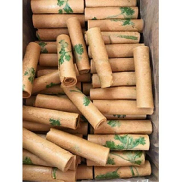 Bánh ống ngò nhân sầu riêng
