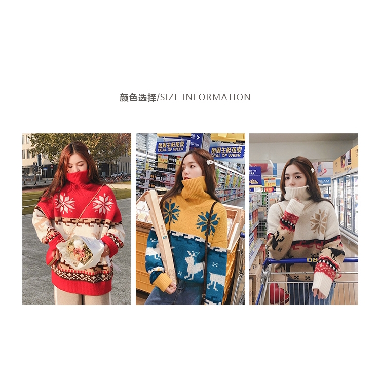 Áo cổ lọ thời trang thu đông phong cách hàn quốc cho nữ  | BigBuy360 - bigbuy360.vn