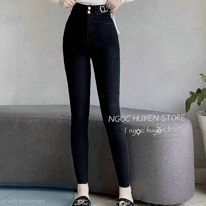 Quần Jean Nữ Lưng Cao 💖FREESHIP💖 Quần Bò Nữ Mẫu Mới Kiểu Dáng Sang Chảnh Thời trang Chuẩn Hàng Shop Lady Fashion - QJN15