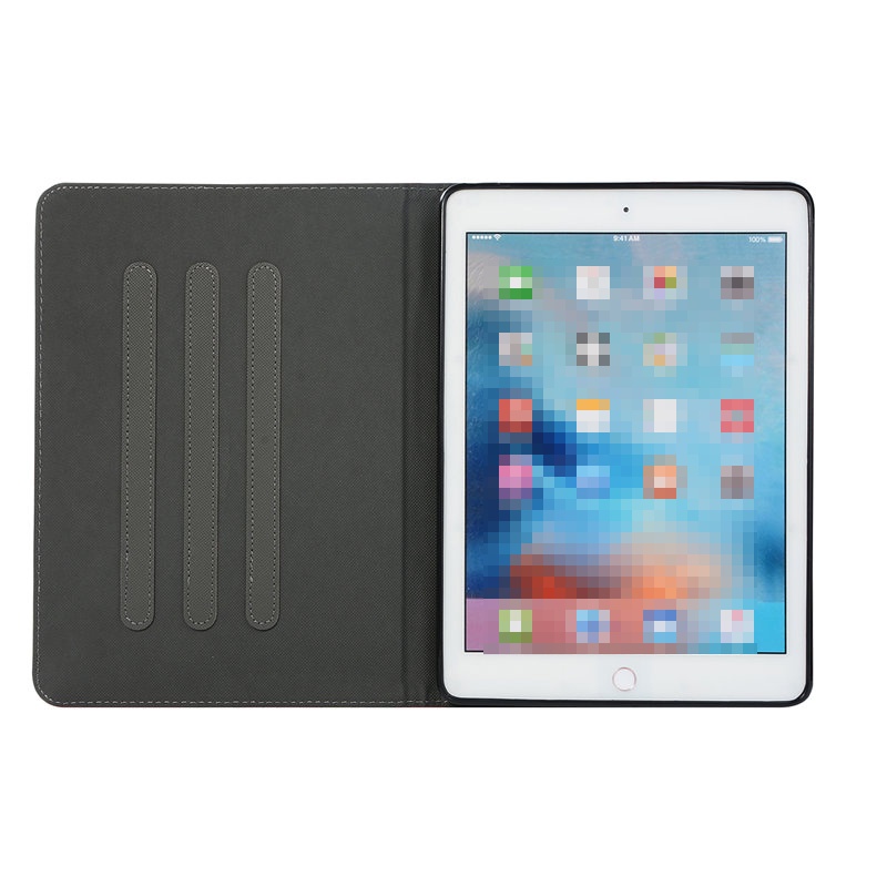 Ốp Máy Tính Bảng Da PU Có Giá Đỡ Cho iPad Mini /Air 1 2/Pro 9.7/4th 5th 6th 2017 2018/7th 8th 9th Gen 2019 2020 2021