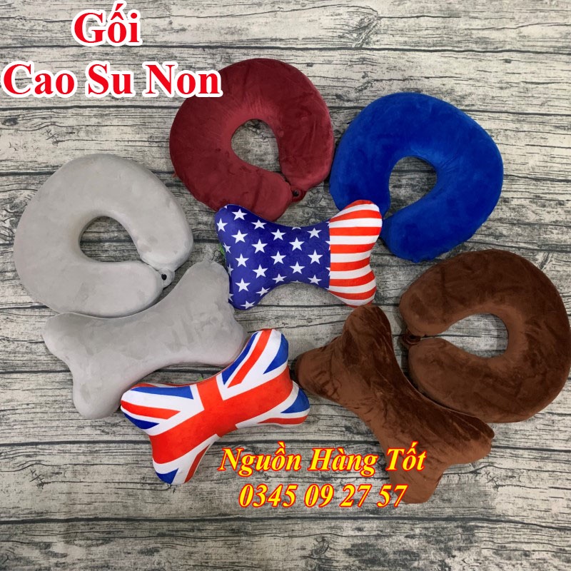 Gối Vòng Cổ SAIGON 30x30x9cm - Gối Kê Cổ Chữ U Dùng Đi Xe Hơi, Ô Tô, Văn Phòng, Du Lịch