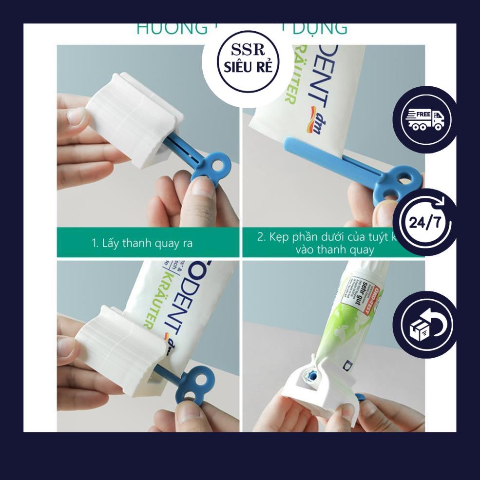 [Mẫu mới] Dụng cụ kẹp kem đánh răng thông minh, tiết kiệm (1015)
