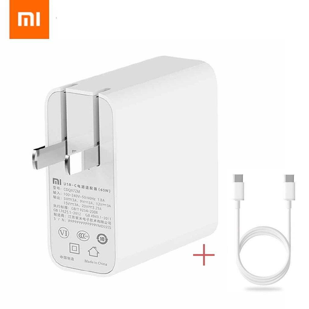 Củ sạc laptop Xiaomi 65w 1 cổng typeC hỗ trợ PD