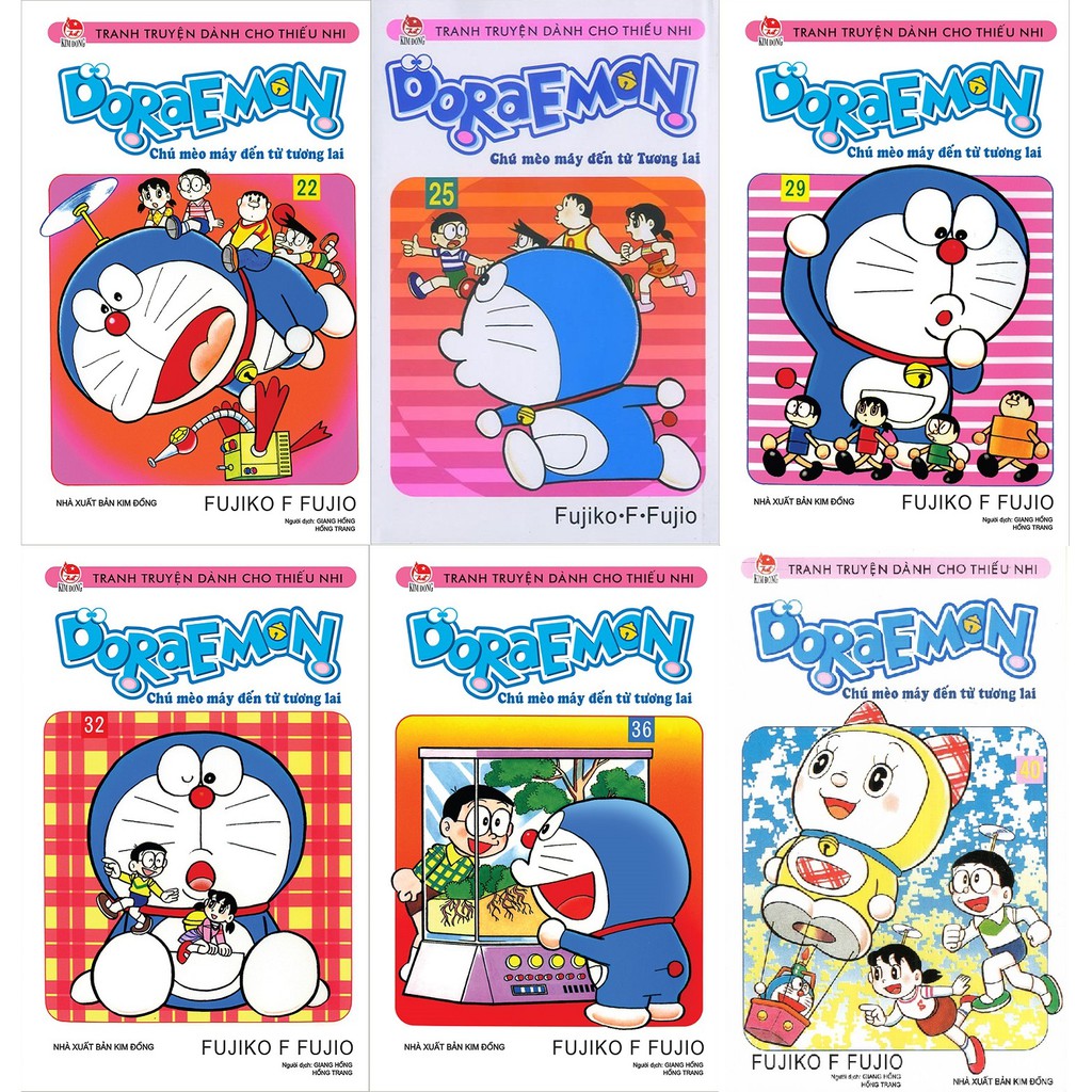 Sách - Combo Doraemon ngắn - 6 quyển ( được chọn tập)