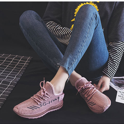 Giày Sneaker Nữ Hot Trend, Giày Thể Thao Vải Nữ Đế Cao Su, Kiểu Dáng Cá Tính GN31