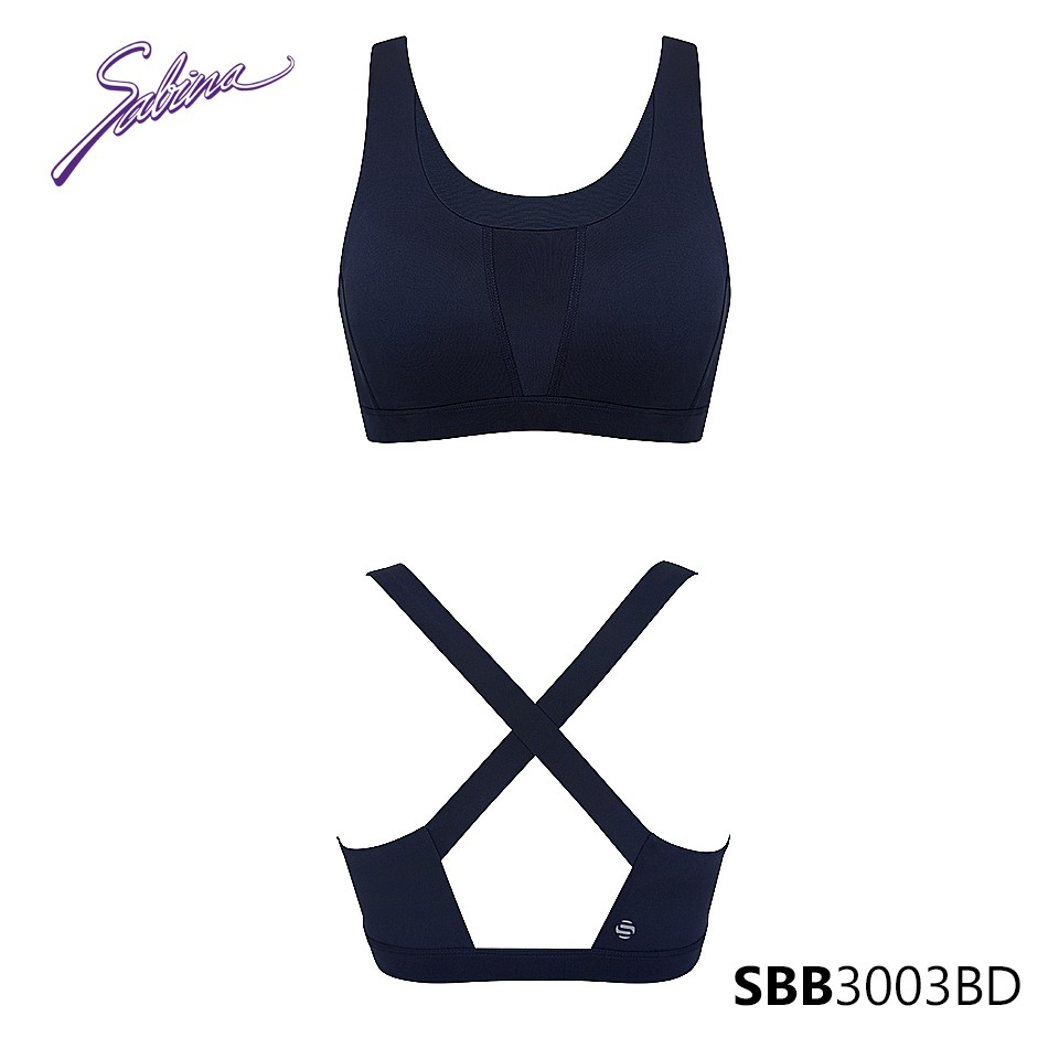 Áo Lót Thể Thao Màu Xanh Dương Trơn Fashion Sport By Sabina SBB3003BD