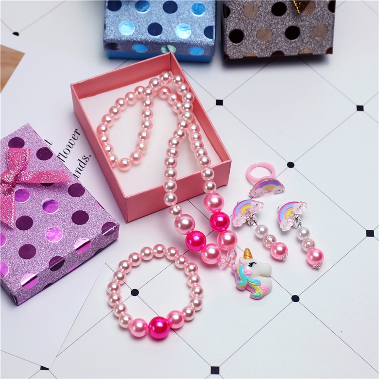 Bộ Trang Sức Công Chúa Elsa Xinh Xắn Cho Bé Gái