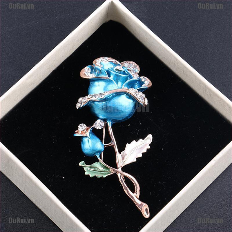 Ghim Cài Áo Hình Hoa Hồng Sang Trọng