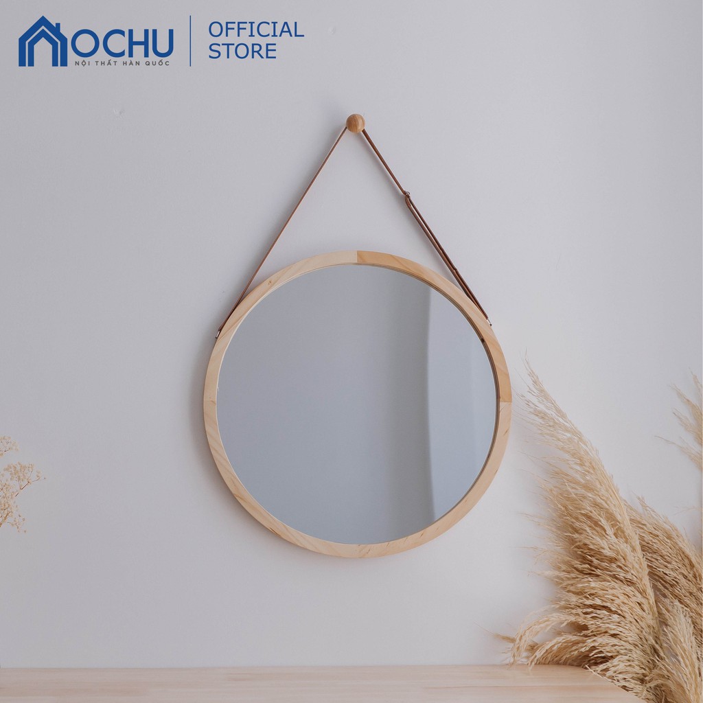 Gương Tròn Treo Tường Khung Gỗ OCHU - Mirror Circle 60 - Natural | BigBuy360 - bigbuy360.vn