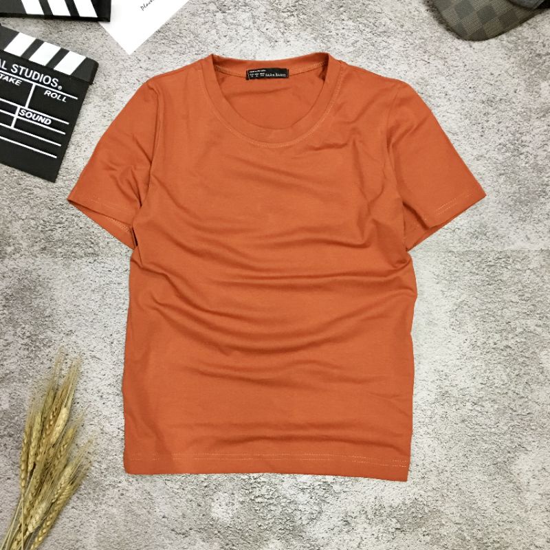 Áo thun trơn gia đình size từ 7_80kg áo phông trơn nhiều màu chất liệu cotton 4 chiều