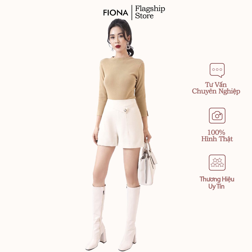 Áo Len Nữ Mỏng FIONA, Áo Len Dáng Ôm Thu Đông Mã F850757 | BigBuy360 - bigbuy360.vn