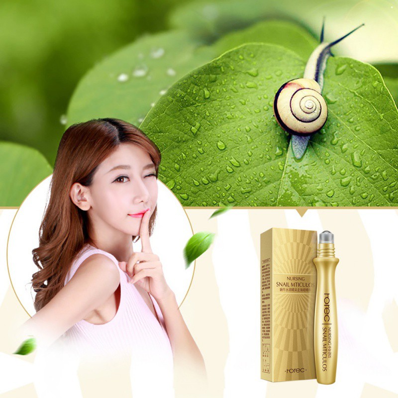 [Hàng mới về] Rorec Snail Serum Collagen vàng làm săn chắc và dưỡng ẩm cho vùng da mắt