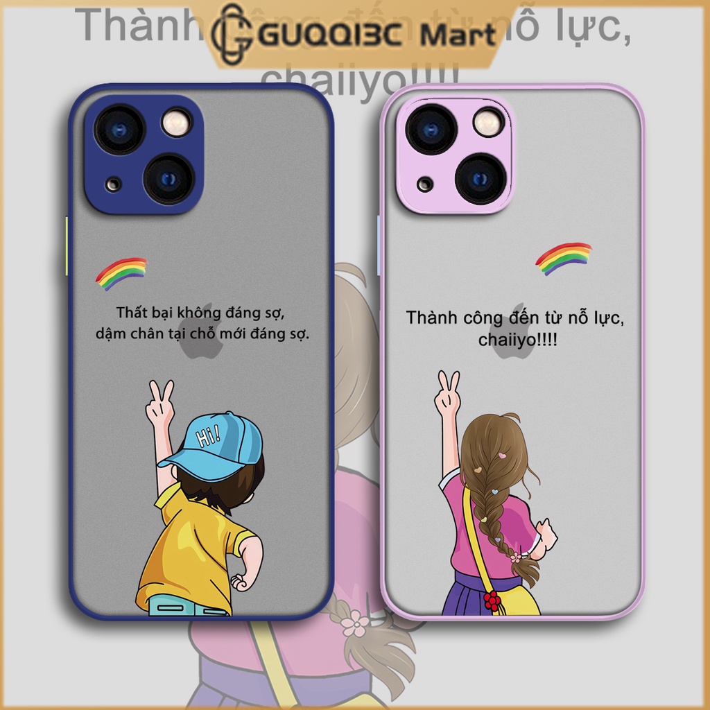 Ốp lưng iphone Skin girl và boy cho iphone13/6/7plus/8/8plus/x/xr/xs/11/12/pro/max -G3M