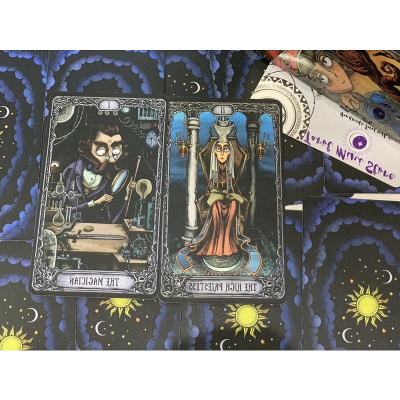 Bộ Bài Dark Mansion Tarot Chuẩn Size Gốc, Chất Giấy Cao Cấp
