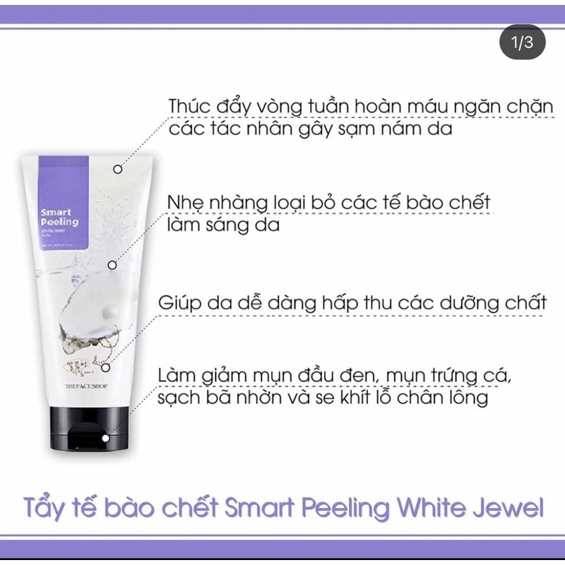 🍀(CHÍNH HÃNG) Tẩy Tế Bào Chết The Face Shop Smart Peeling 120ml 🍀