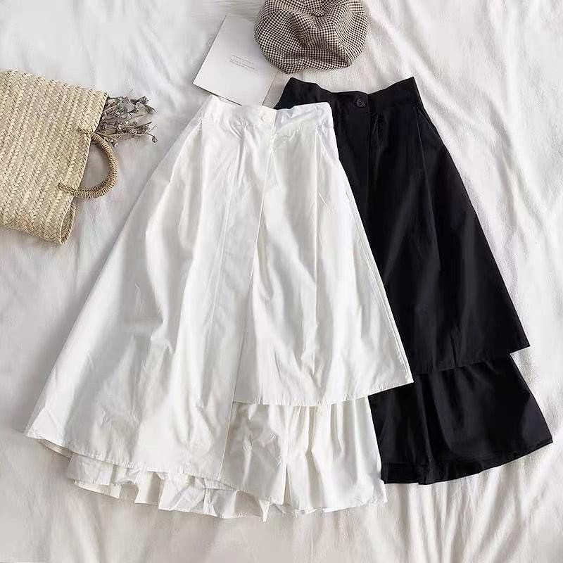 CHÂN VÁY DÀI ULZZANG VẠT CHÉO | BigBuy360 - bigbuy360.vn