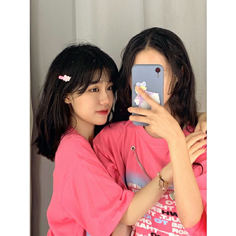 Áo Thun Nữ 100% Cotton Form Rộng Ulzzang Hoạt Tiết Trái Tim