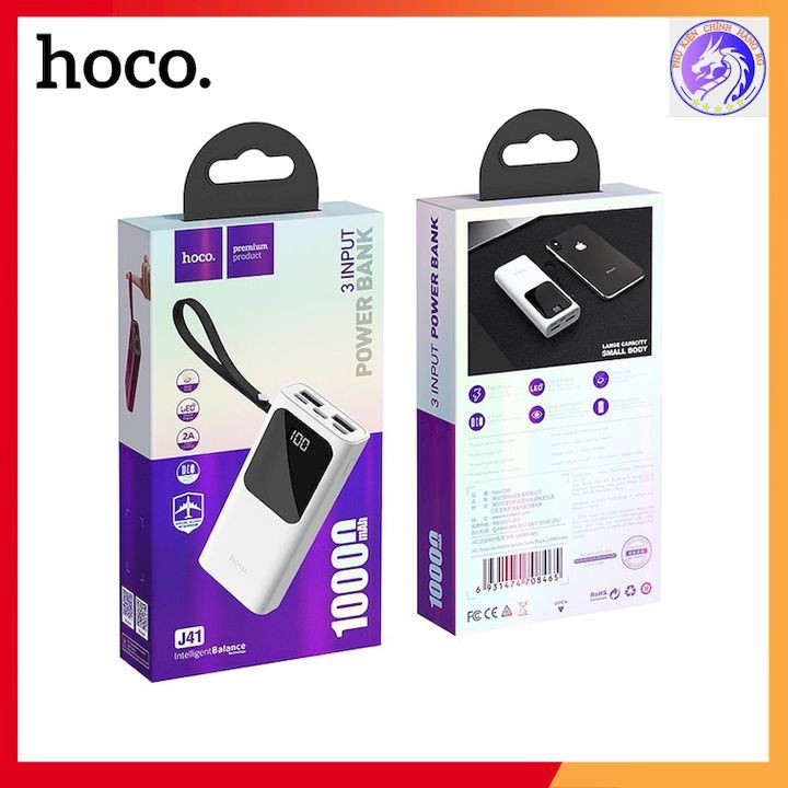 Pin Sạc Dự Phòng Hoco J41 10000 mAh - Bảo Hành 12 Tháng