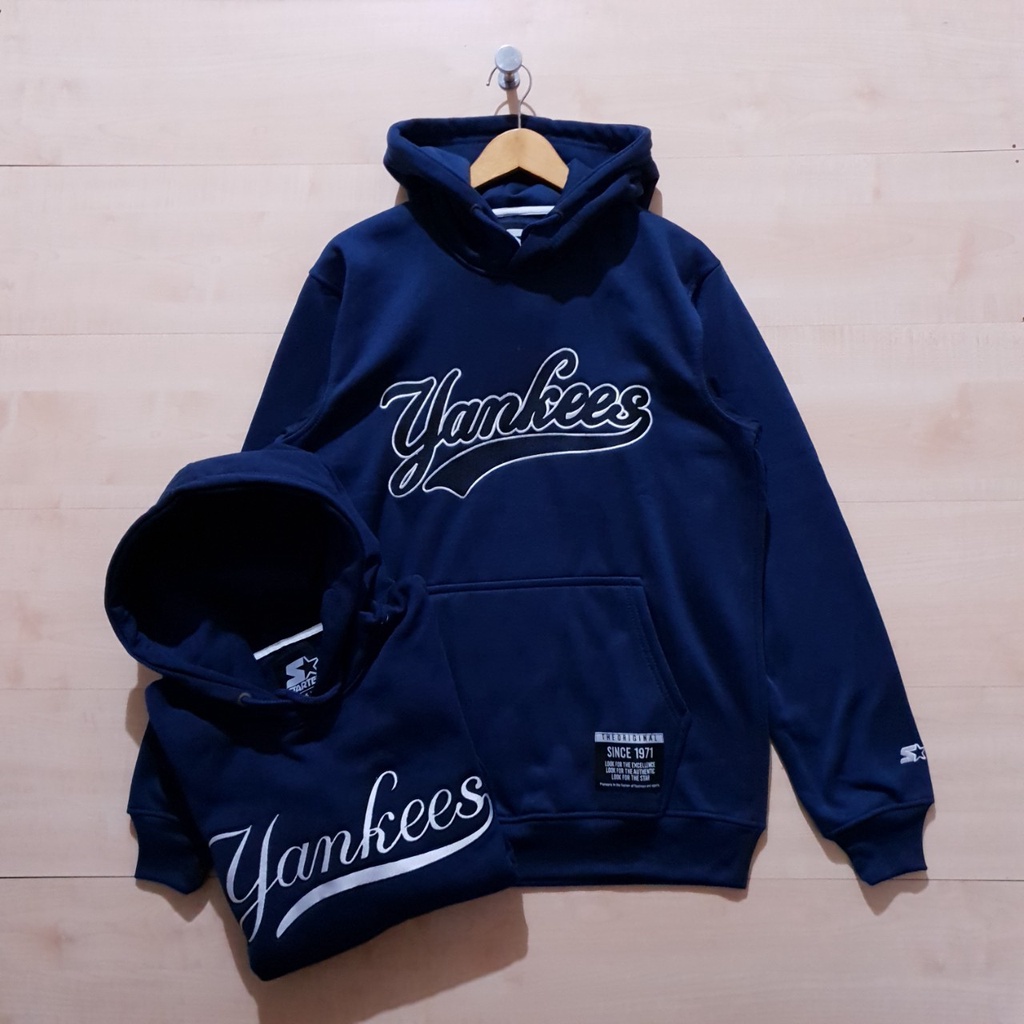 Áo Khoác HOODIE Dày Dặn Phong Cách Bóng Chày YANKEES