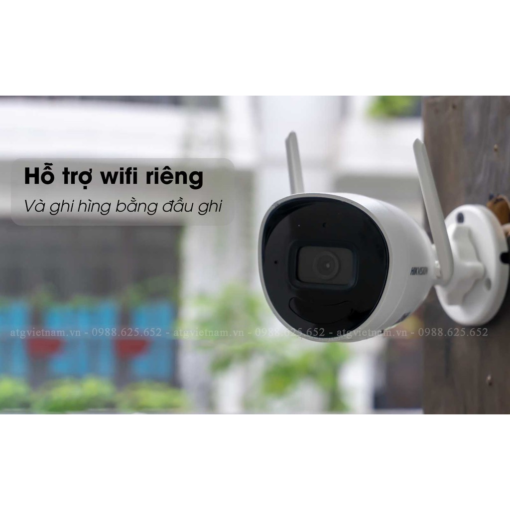 Bộ Kit 4 Camera Wifi Hikvision 4MP NK44W0H / 2MP NK42W0H - Trọn bộ 4 camera đủ phụ kiện - HÀNG CHÍNH HÃNG - BH 2 NĂM | BigBuy360 - bigbuy360.vn