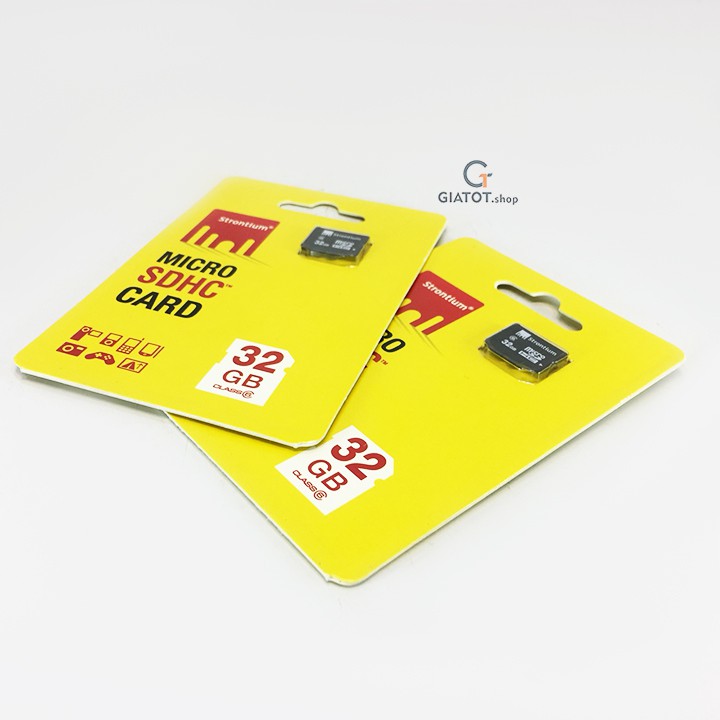 Thẻ nhớ Strontium 32G class 6 chính hãng (đen)