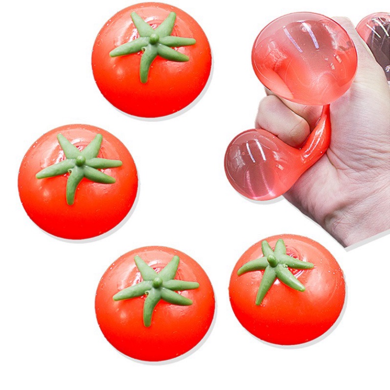 Quả Cà Chua Đỏ Squishy Gudetama đáng yêu mochi slime bóp xả stress giải tỏa căng thẳng