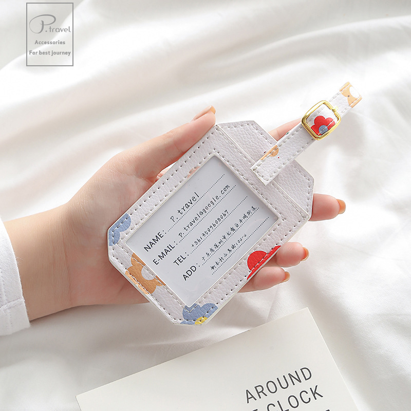 Thẻ Tên Hành Lý Bằng Da Pu Chống Thấm Nước Tiện Dụng
