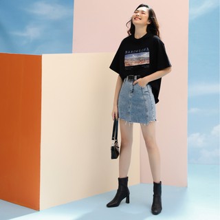 Méo Outlet - Chân Váy Jean Be