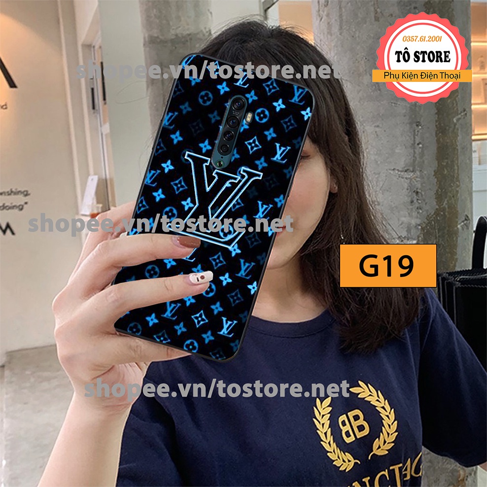 Ốp lưng Oppo Reno / Oppo Reno 2 / Oppo Reno 2F in hình GC/LV/DIOR cao cấp, chất lượng