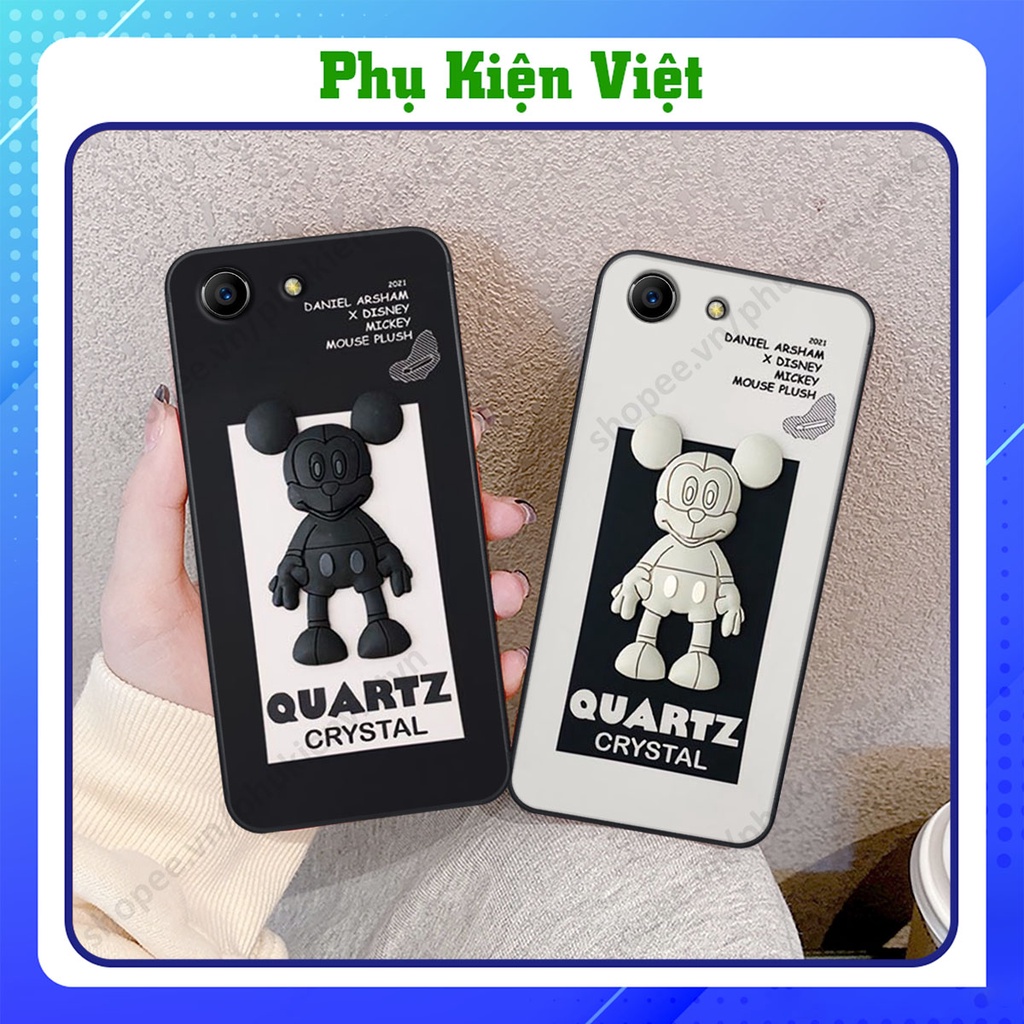 Ốp lưng Oppo F1s / F3 / F3 Lite / F3 Plus in hình hiệu ứng 3D gấu, kaws, chuột dễ thương
