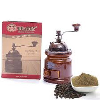 Cối Xay Tiêu, Cafe, Đậu Bằng Gỗ Đa Năng Và Tiện Lợi Mẫu Cối Tròn