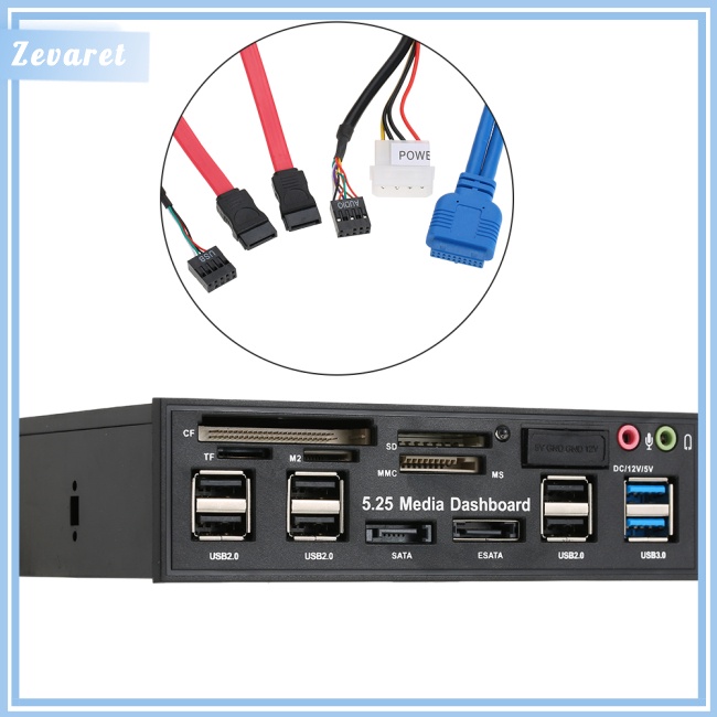 Đầu Đọc Thẻ Nhớ Đa Năng Zevaret USB 3.0 Cho SD MS CF TF M2