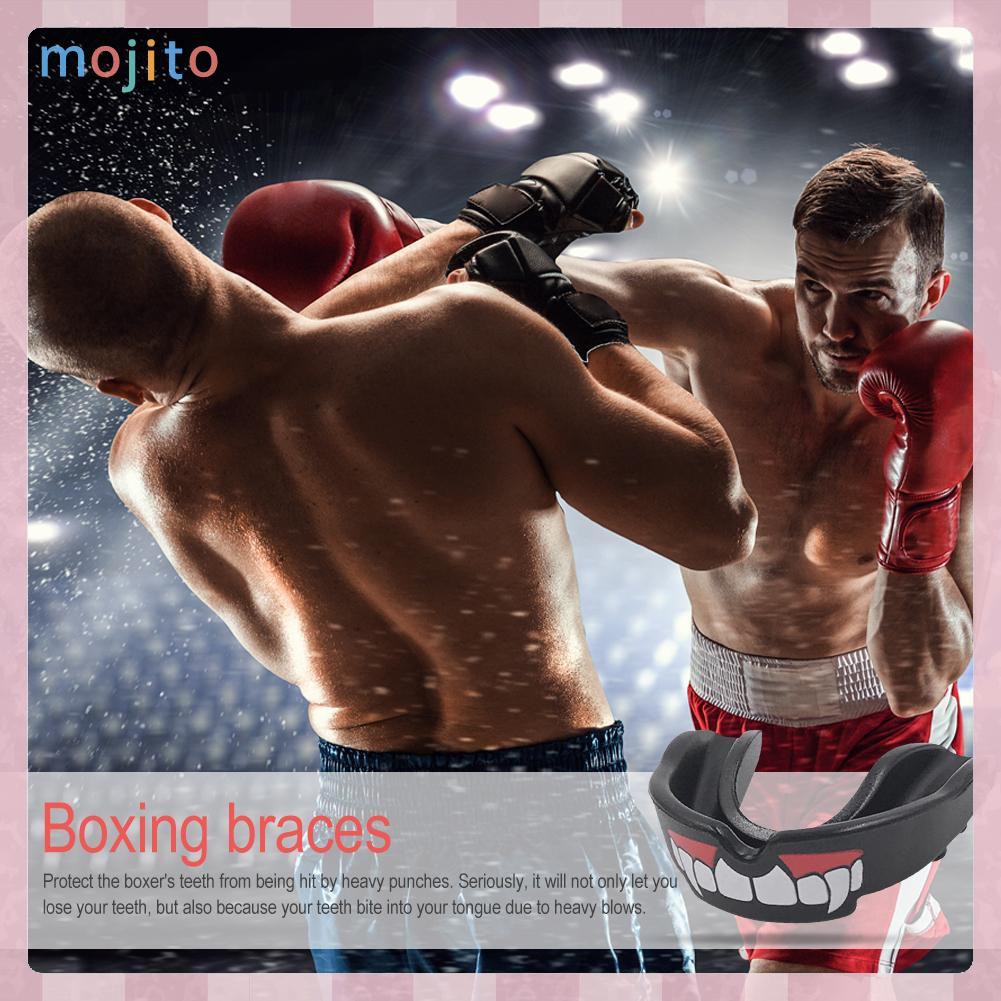 MOJITO Sports Boxing Basketball Mouthguard Karate EVA Mouth Protective Teeth Guard