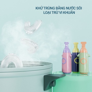 Bàn chải đánh răng hình chữ U cho bé từ 1-12 tuổi