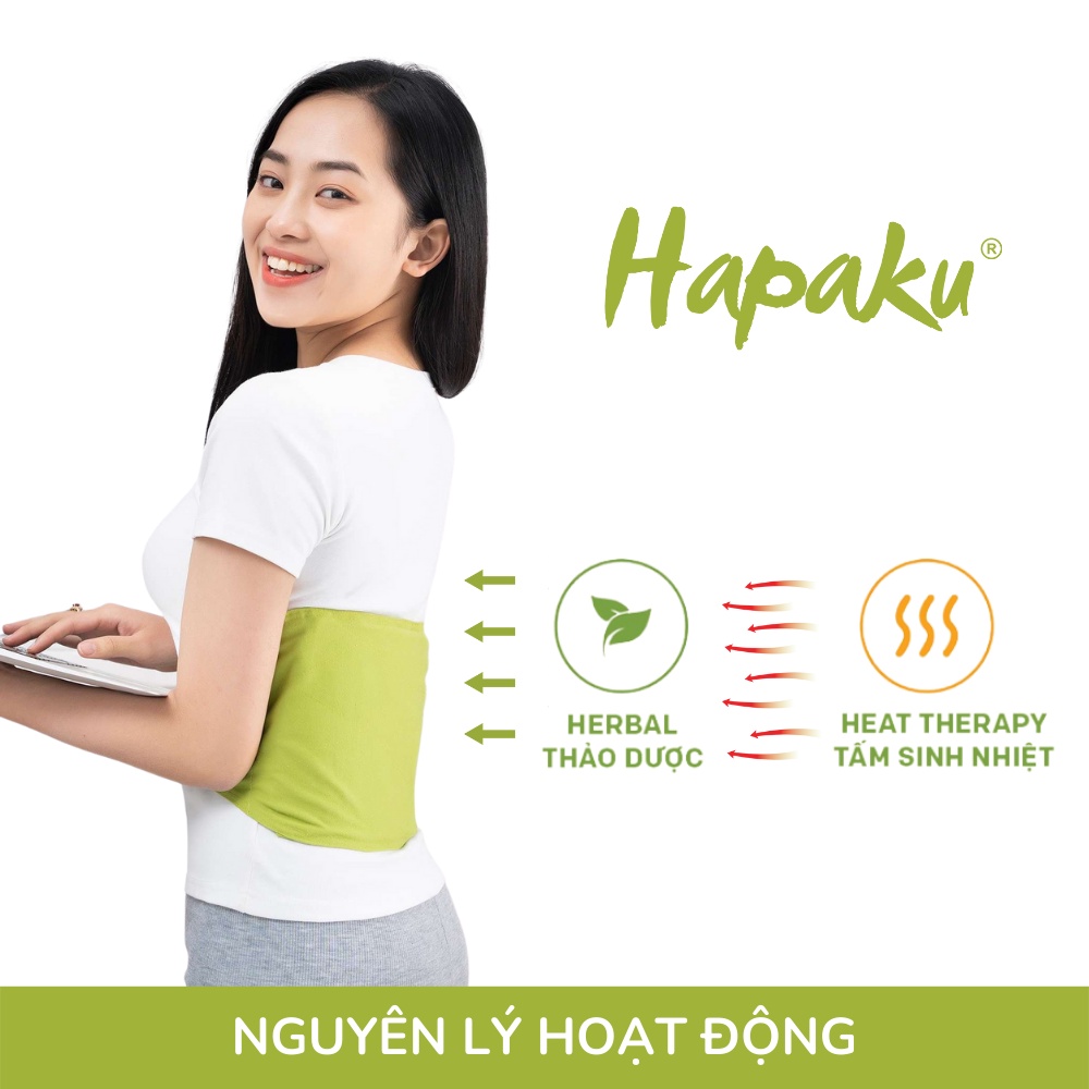 Túi Chườm Nóng Thảo Dược Hapaku Giảm Đau Lưng Hông Dùng Lò Vi Sóng, Thư Giãn, Thải Độc Cơ Thể