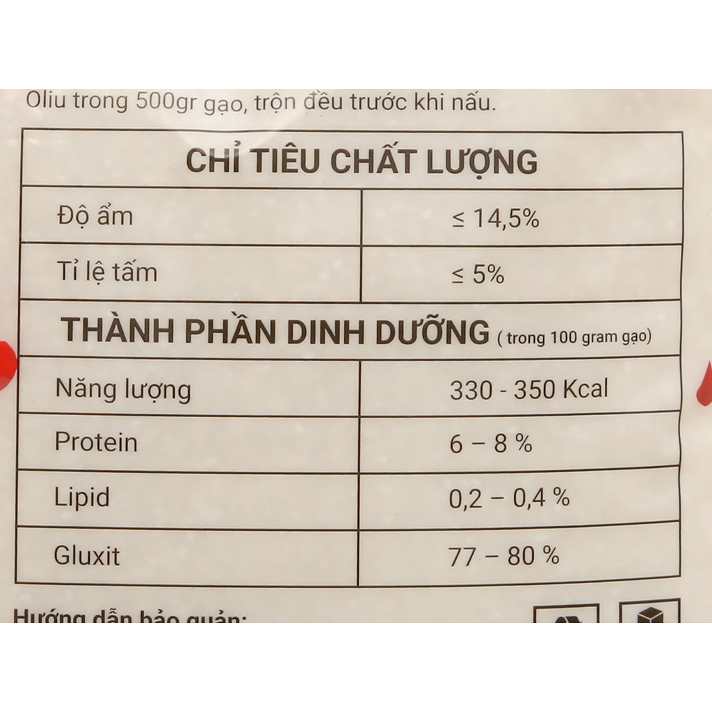 Gạo Nhật Japonica túi 5kg