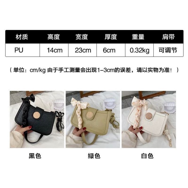 Túi sách kẹp nách thời trang có 3 màu