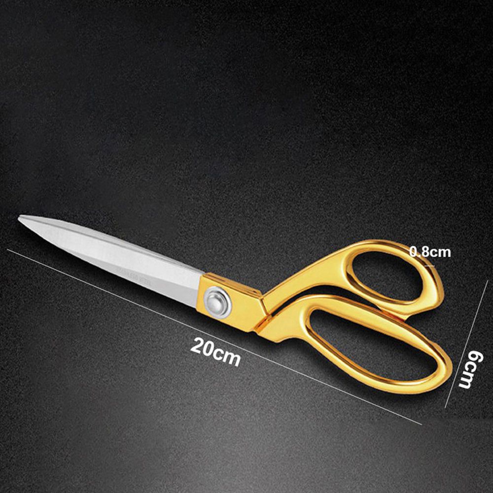 HUMBERTO Vintage Tailor Scissor Textile Textile Cutter Shears Sewing Stainless Steel Craft Paper Handicraft Fabric Dressmaking Tools/Multicolor