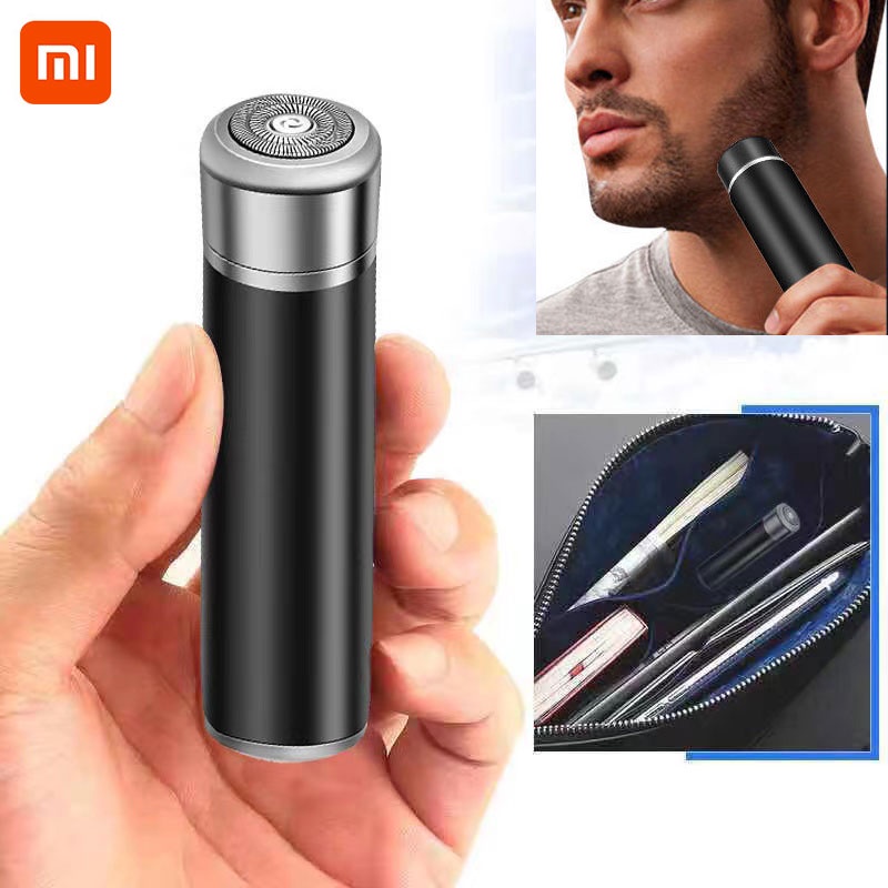Máy Cạo Râu Xiaomi Mini Có Thể Sạc Lại Tiện Dụng Mang Đi Du Lịch