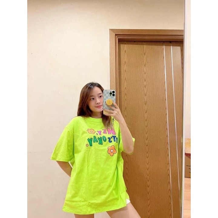 FREESIZE Áo phông thun thái nam nữ đều mặc được 06