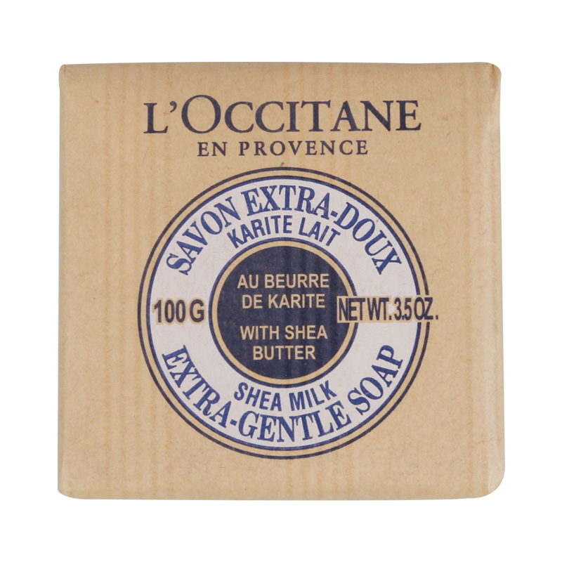 L'Occitane Shea Butter Milk Flavour Soap Moisturizing Cleansing Gentle Bath Soap 50g