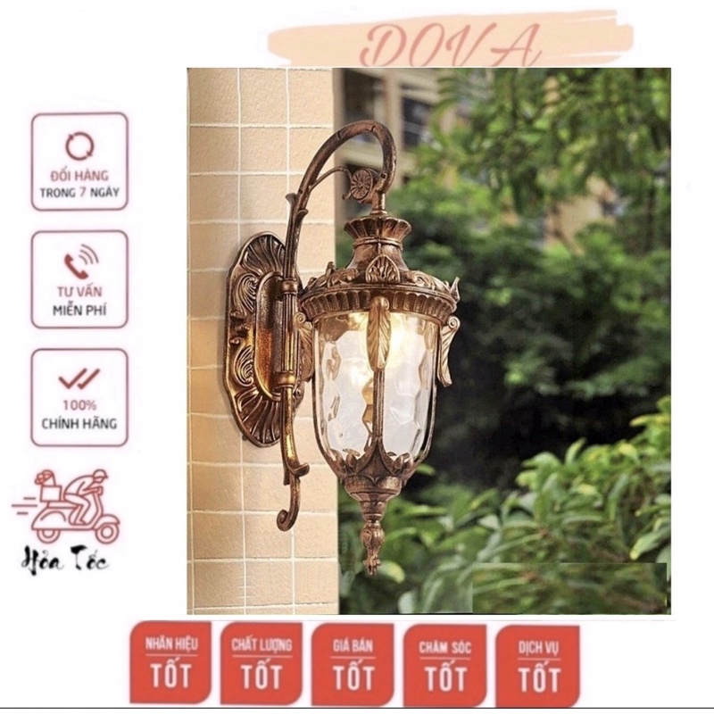 Đèn tường trang trí cột cổng ngoài trời SV2910_Có kèm bóng đèn led cao cấp